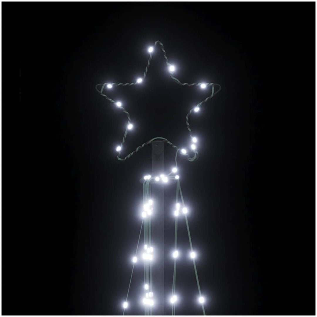 Julgransbelysning 339 LEDs kallvit 187 cm vidaXL 187 cm – bild 10