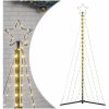Julgransbelysning 339 LEDs varmvit 187 cm vidaXL 187 cm – miniatyr 2