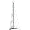 Julgransbelysning 339 LEDs varmvit 187 cm vidaXL 187 cm – miniatyr 4