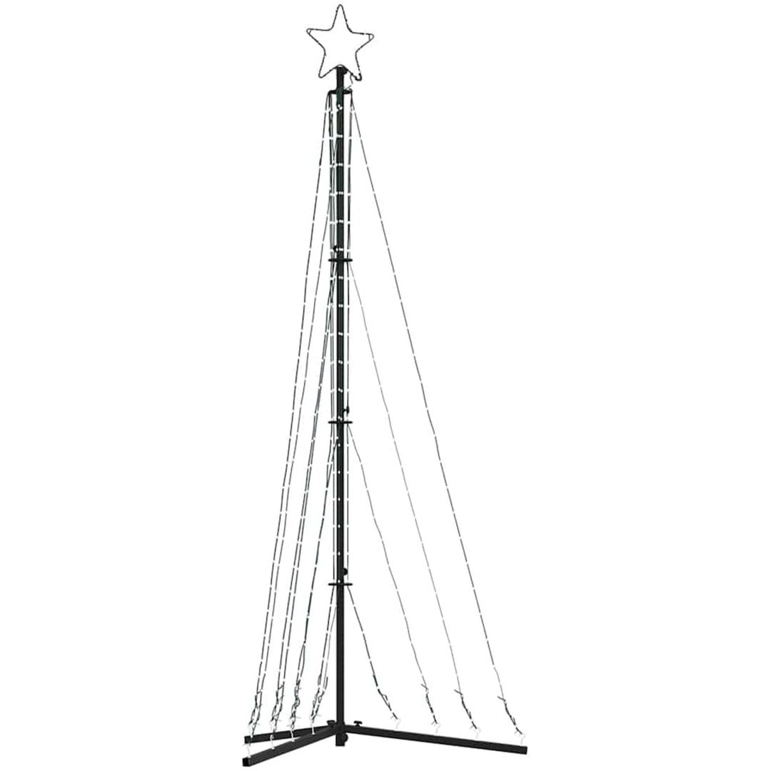 Julgransbelysning 339 LEDs varmvit 187 cm vidaXL 187 cm – bild 4