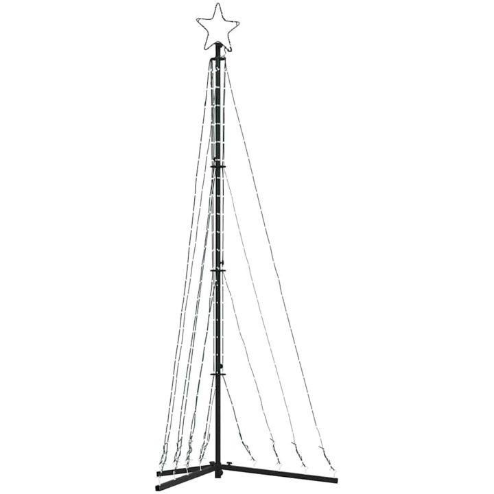 Julgransbelysning 339 LEDs varmvit 187 cm vidaXL 187 cm – bild 4