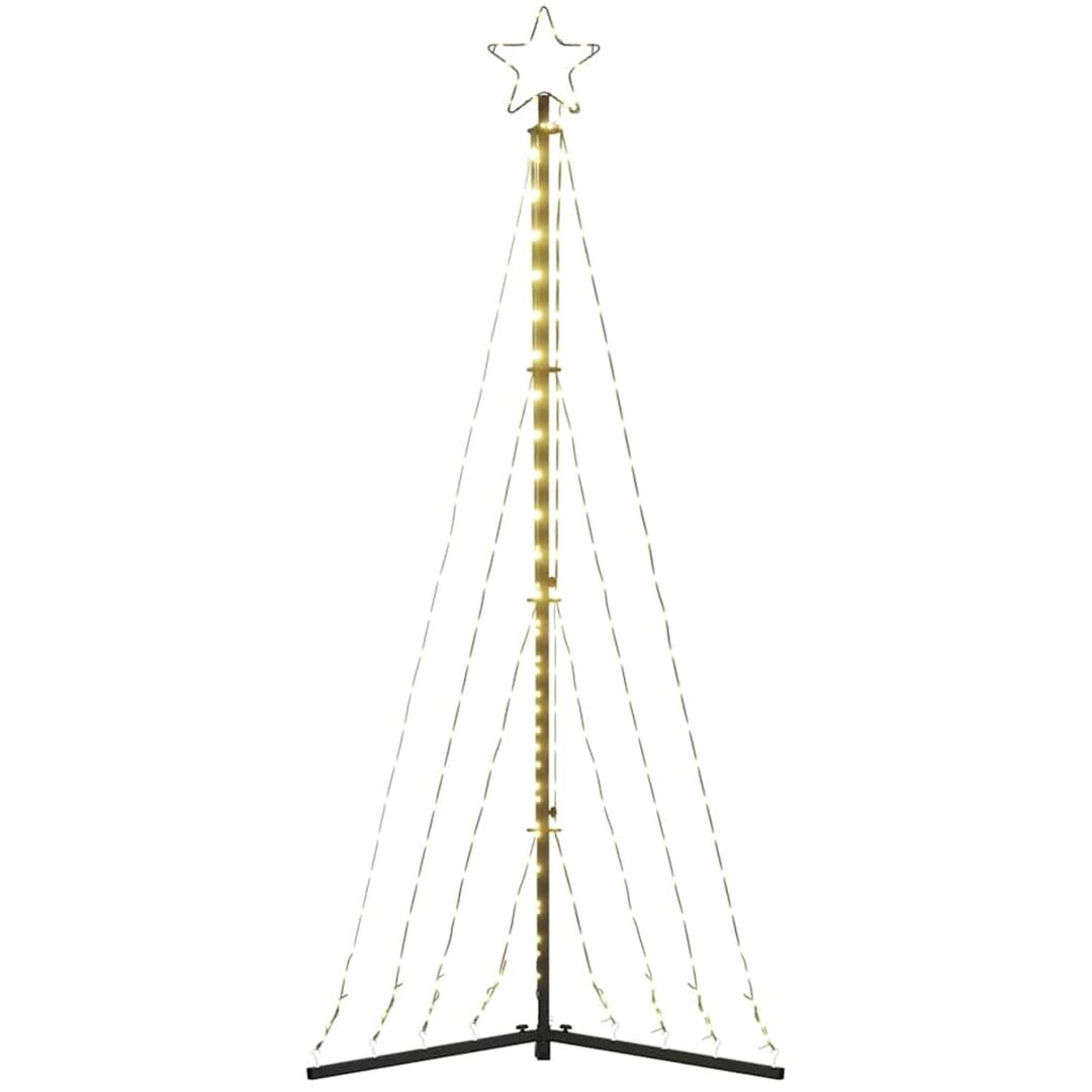 Julgransbelysning 339 LEDs varmvit 187 cm vidaXL 187 cm – bild 6