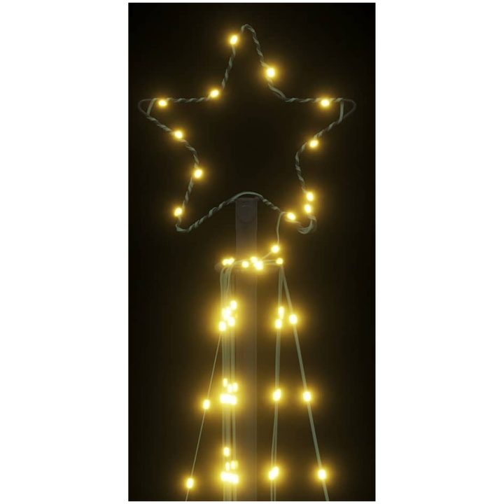 Julgransbelysning 339 LEDs varmvit 187 cm vidaXL 187 cm – bild 10