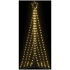 Julgransbelysning 339 LEDs varmvit 187 cm vidaXL 187 cm – miniatyr 1