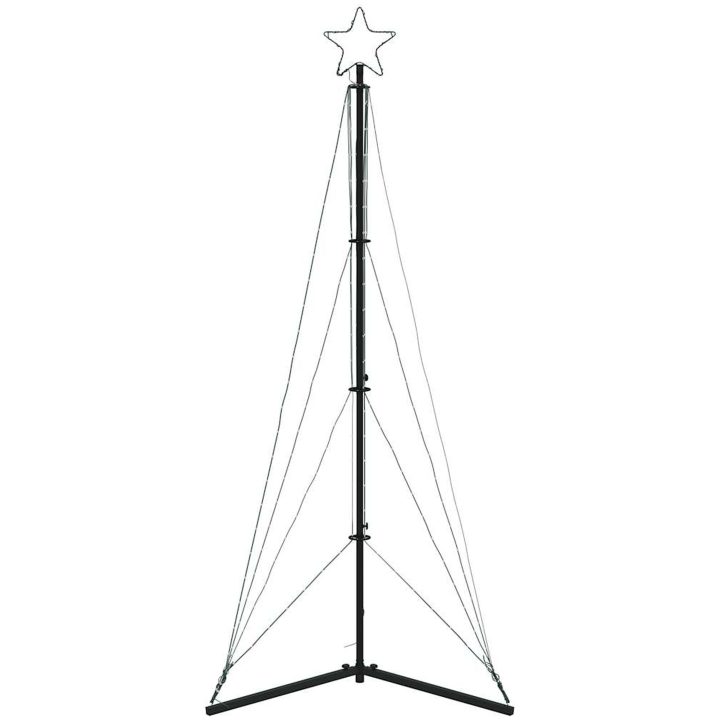 Julgransbelysning 363 LEDs blå 182 cm vidaXL 182 cm – bild 5