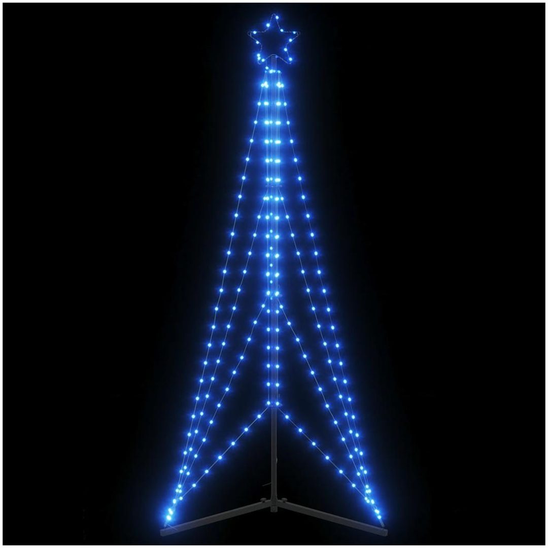 Julgransbelysning 363 LEDs blå 182 cm vidaXL 182 cm