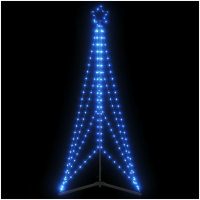 Julgransbelysning 363 LEDs blå 182 cm vidaXL