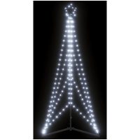 Julgransbelysning 363 LEDs kallvit 182 cm vidaXL