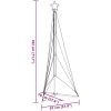 Julgransbelysning 363 LEDs kallvit 182 cm vidaXL 182 cm – miniatyr 11
