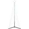 Julgransbelysning 363 LEDs kallvit 182 cm vidaXL 182 cm – miniatyr 4