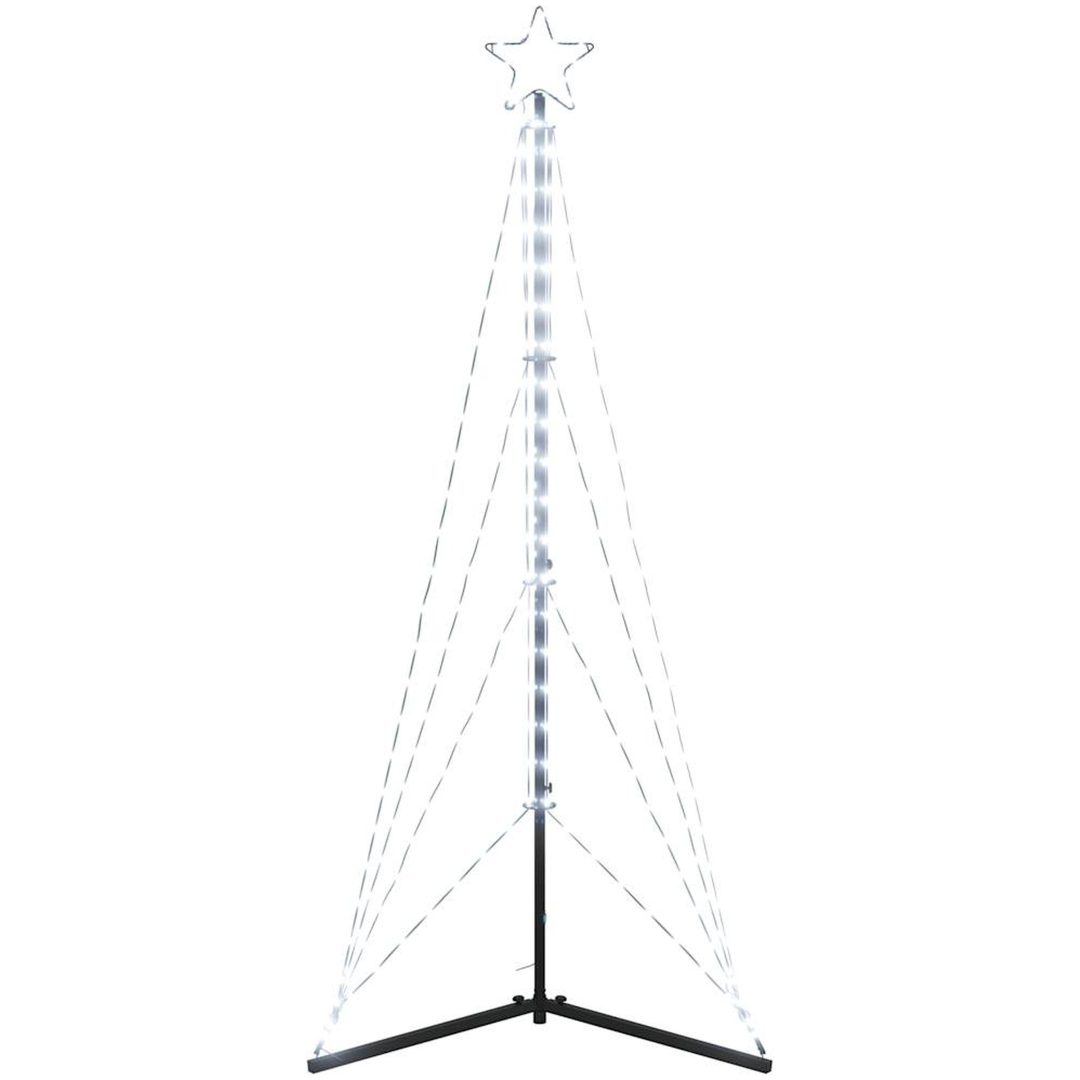 Julgransbelysning 363 LEDs kallvit 182 cm vidaXL 182 cm – bild 4