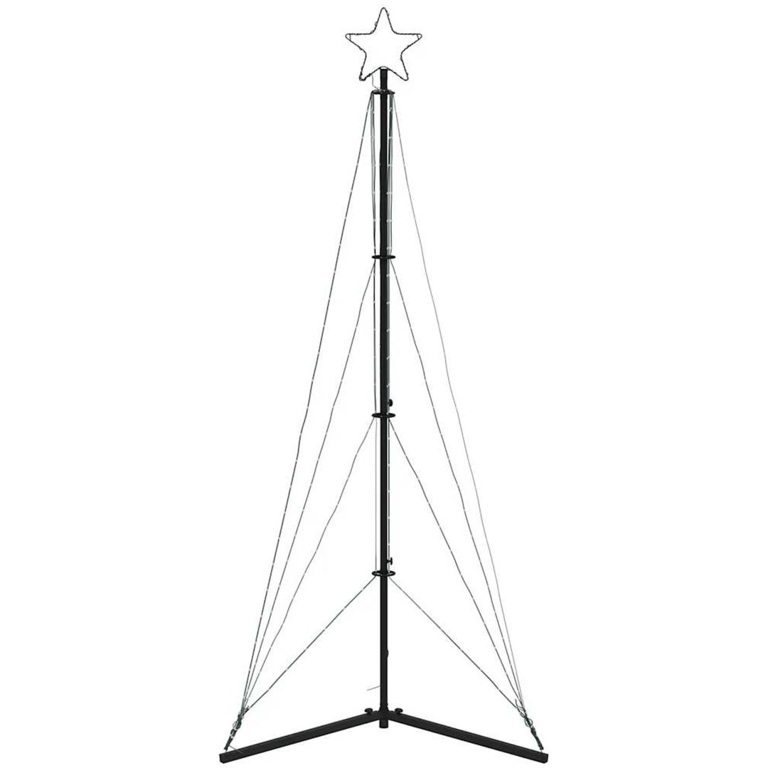 Julgransbelysning 363 LEDs kallvit 182 cm vidaXL 182 cm – bild 5