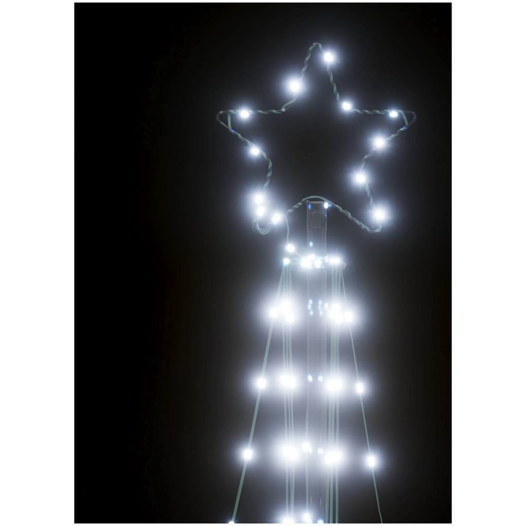 Julgransbelysning 363 LEDs kallvit 182 cm vidaXL 182 cm – bild 10