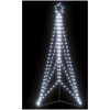 Julgransbelysning 363 LEDs kallvit 182 cm vidaXL 182 cm – miniatyr 1