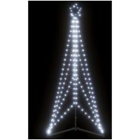 Julgransbelysning 363 LEDs kallvit 182 cm vidaXL
