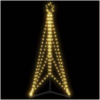Julgransbelysning 363 LEDs varmvit 182 cm vidaXL
