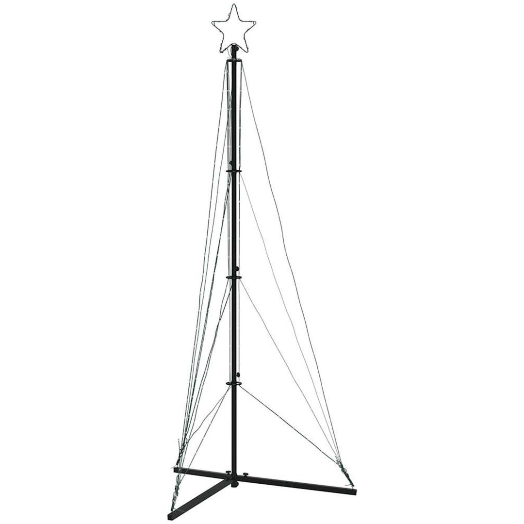 Julgransbelysning 363 LEDs varmvit 182 cm vidaXL 182 cm – bild 4