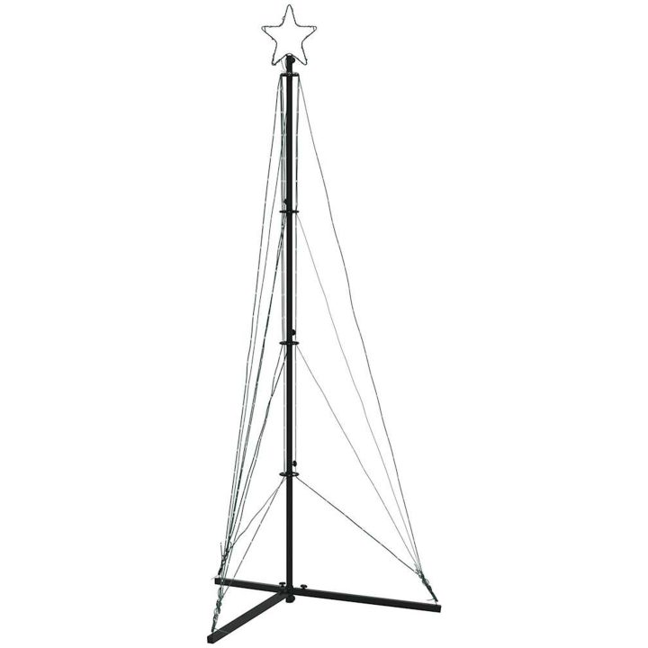 Julgransbelysning 363 LEDs varmvit 182 cm vidaXL 182 cm – bild 4