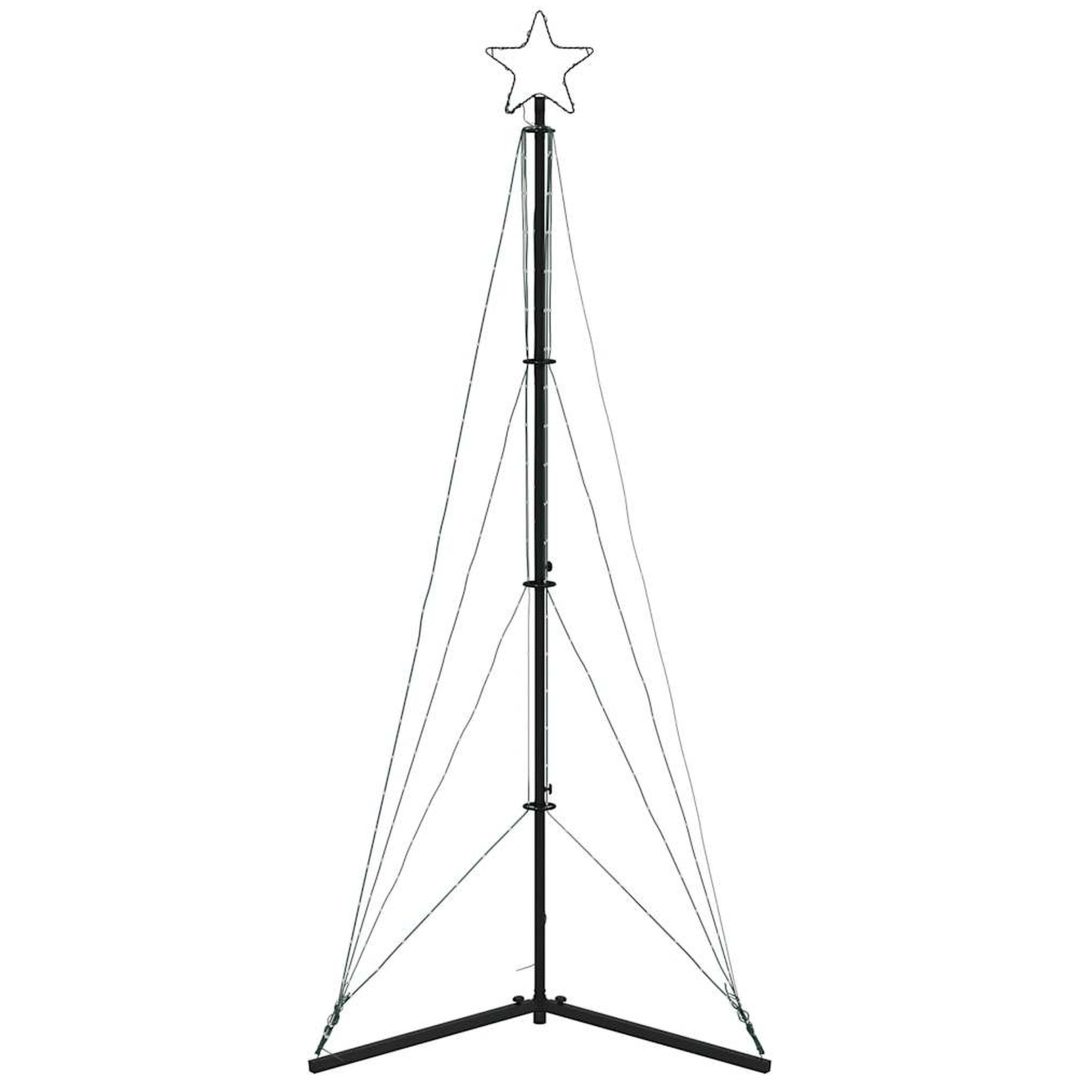 Julgransbelysning 363 LEDs varmvit 182 cm vidaXL 182 cm – bild 5