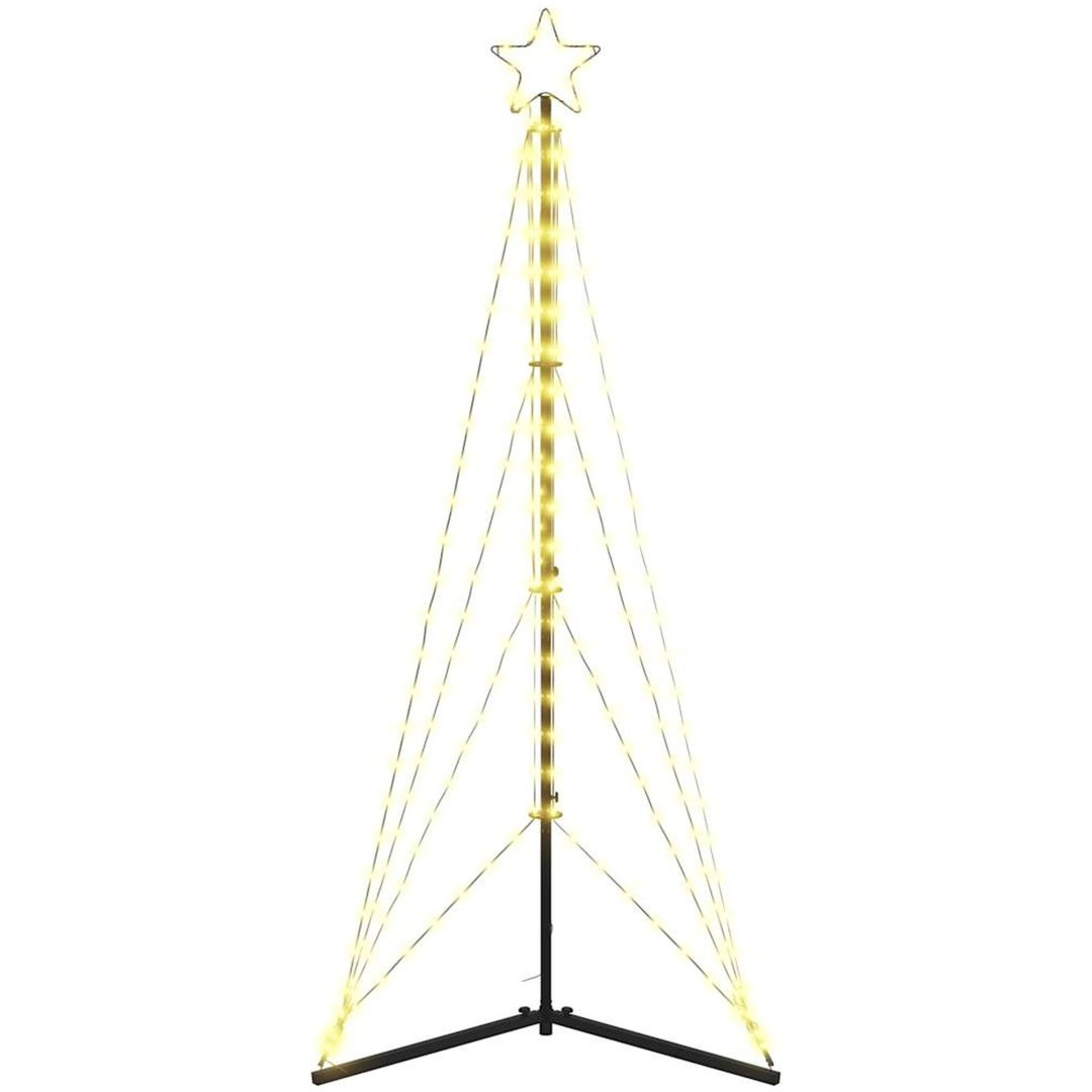 Julgransbelysning 363 LEDs varmvit 182 cm vidaXL 182 cm – bild 6