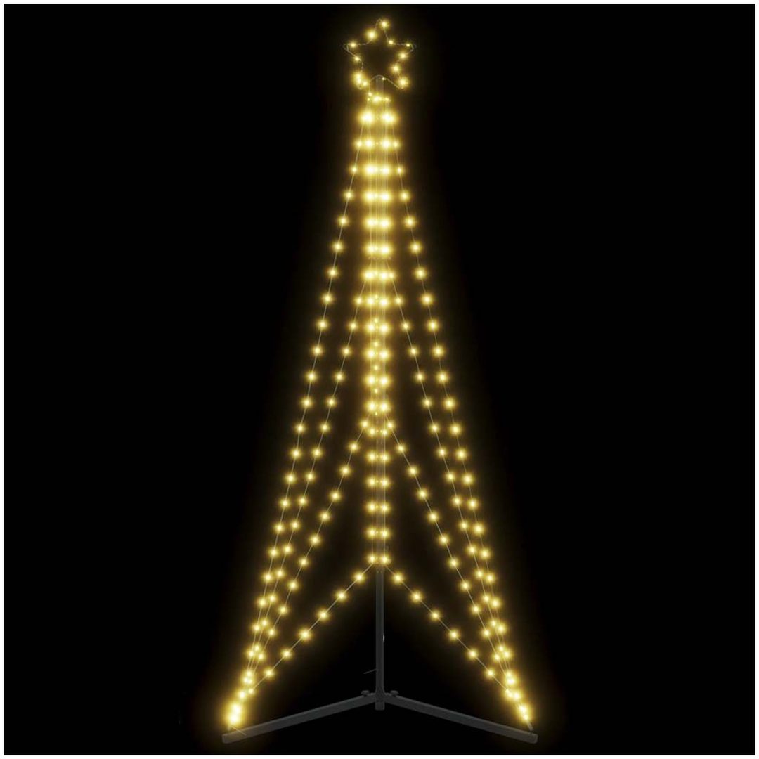 Julgransbelysning 363 LEDs varmvit 182 cm vidaXL 182 cm