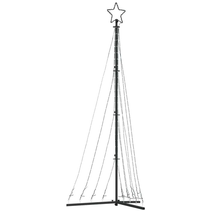 Julgransbelysning 447 LEDs blå 249 cm vidaXL 249 cm – bild 4
