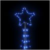 Julgransbelysning 447 LEDs blå 249 cm vidaXL 249 cm – miniatyr 10