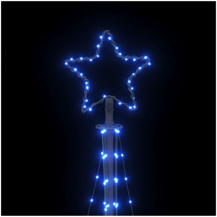 Julgransbelysning 447 LEDs blå 249 cm vidaXL 249 cm – bild 10