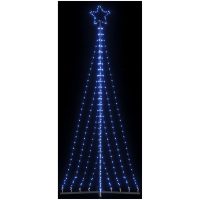 Julgransbelysning 447 LEDs blå 249 cm vidaXL
