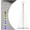 Julgransbelysning 447 LEDs färgglad 249 cm vidaXL 249 cm – miniatyr 2