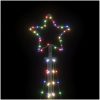 Julgransbelysning 447 LEDs färgglad 249 cm vidaXL 249 cm – miniatyr 10