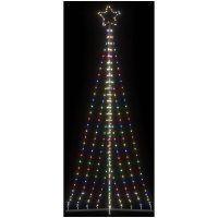 Julgransbelysning 447 LEDs färgglad 249 cm vidaXL