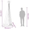 Julgransbelysning 447 LEDs kallvit 249 cm vidaXL 249 cm – miniatyr 12