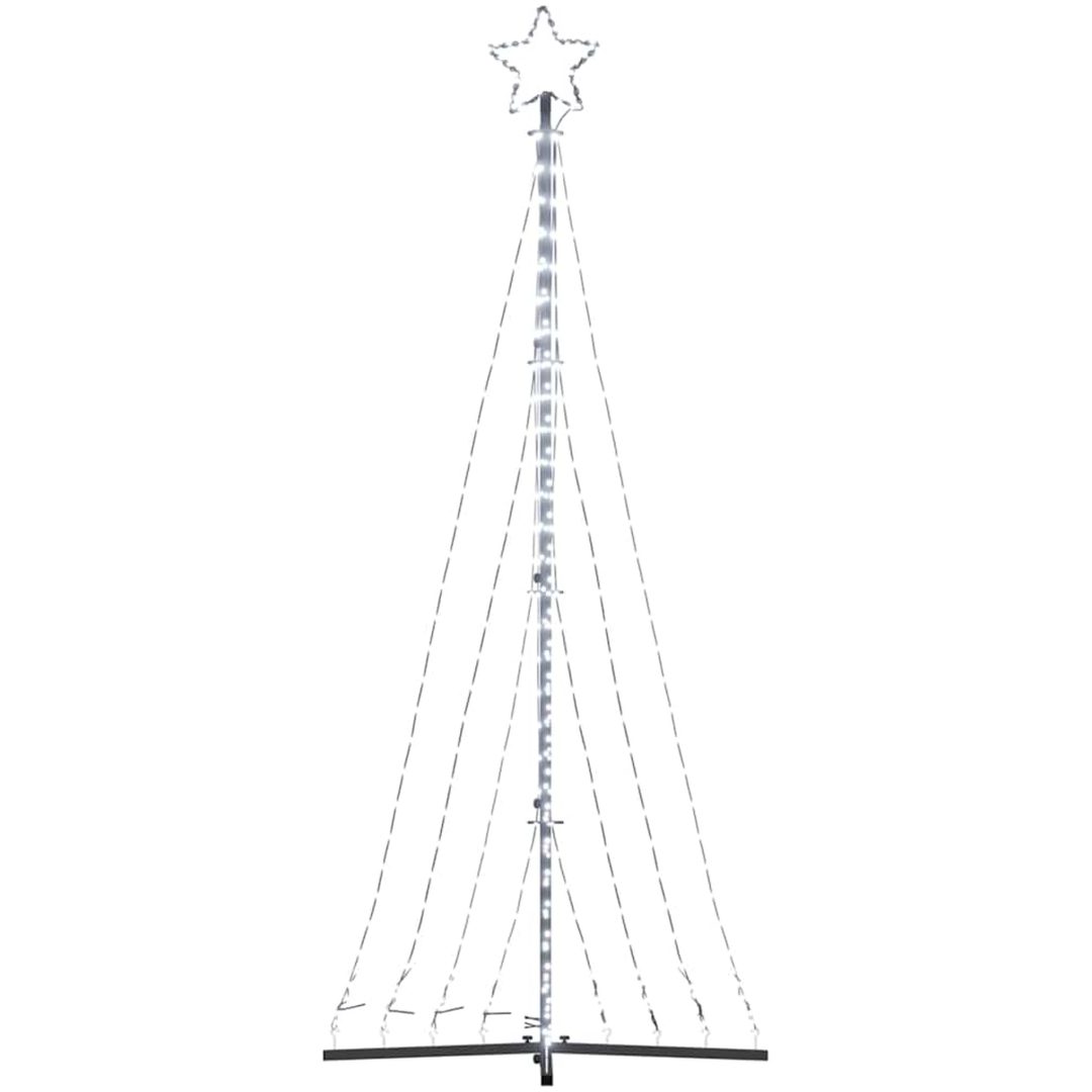 Julgransbelysning 447 LEDs kallvit 249 cm vidaXL 249 cm – bild 6