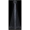 Julgransbelysning 447 LEDs kallvit 249 cm vidaXL 249 cm – miniatyr 1