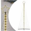Julgransbelysning 447 LEDs varmvit 249 cm vidaXL 249 cm – miniatyr 2