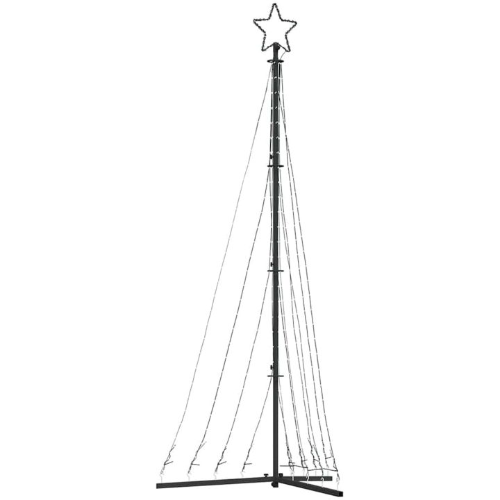 Julgransbelysning 447 LEDs varmvit 249 cm vidaXL 249 cm – bild 4