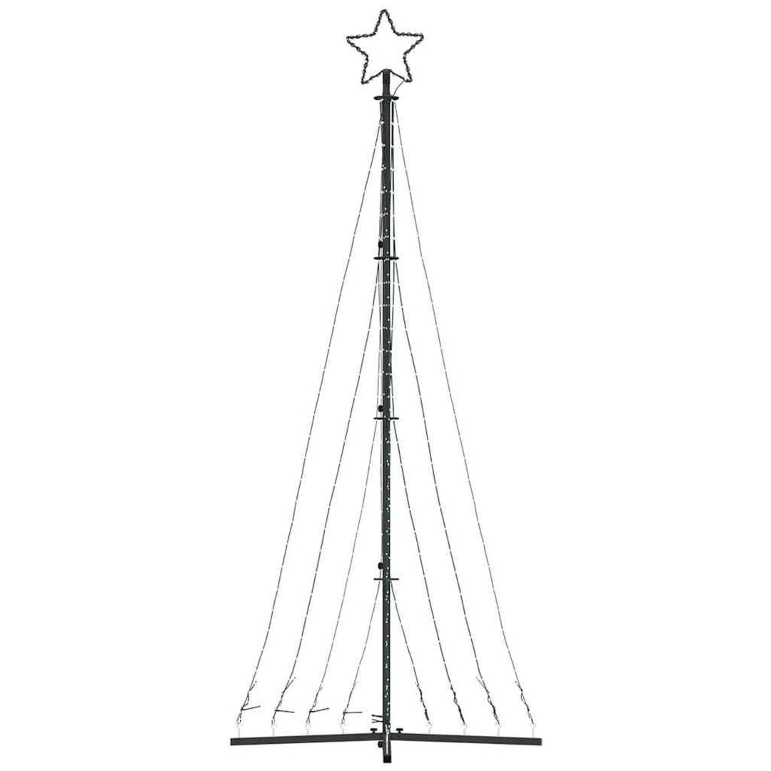 Julgransbelysning 447 LEDs varmvit 249 cm vidaXL 249 cm – bild 5