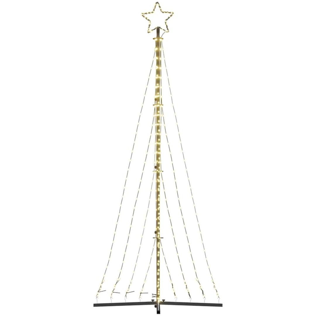 Julgransbelysning 447 LEDs varmvit 249 cm vidaXL 249 cm – bild 6
