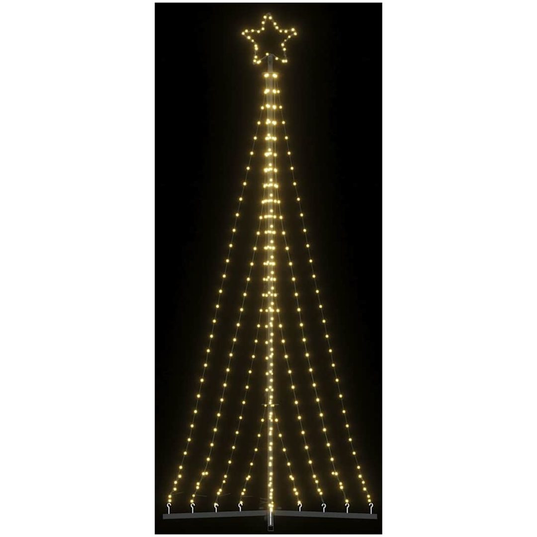 Julgransbelysning 447 LEDs varmvit 249 cm vidaXL 249 cm