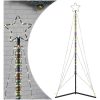Julgransbelysning 483 LEDs färgglad 240 cm vidaXL 240 cm – miniatyr 2