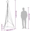 Julgransbelysning 483 LEDs färgglad 240 cm vidaXL 240 cm – miniatyr 12