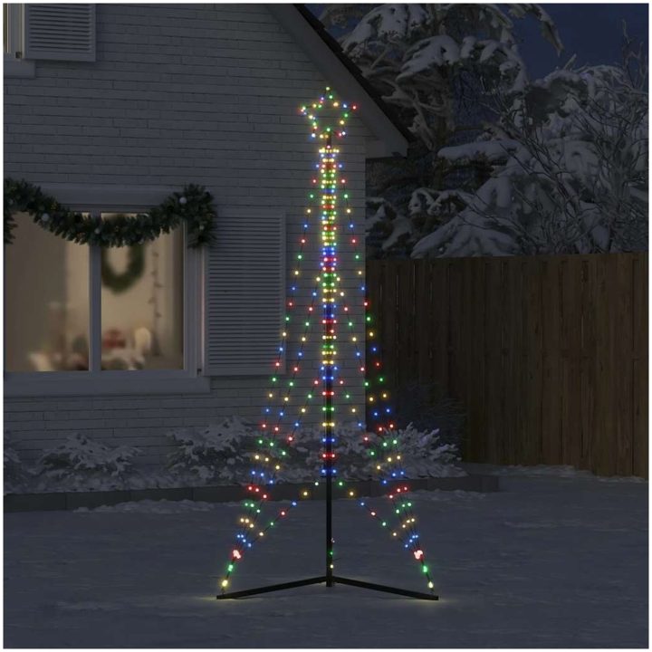 Julgransbelysning 483 LEDs färgglad 240 cm vidaXL 240 cm – bild 3