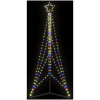 Julgransbelysning 483 LEDs färgglad 240 cm vidaXL
