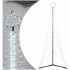 Julgransbelysning 483 LEDs kallvit 240 cm vidaXL 240 cm – miniatyr 2