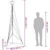 Julgransbelysning 483 LEDs kallvit 240 cm vidaXL 240 cm – miniatyr 12