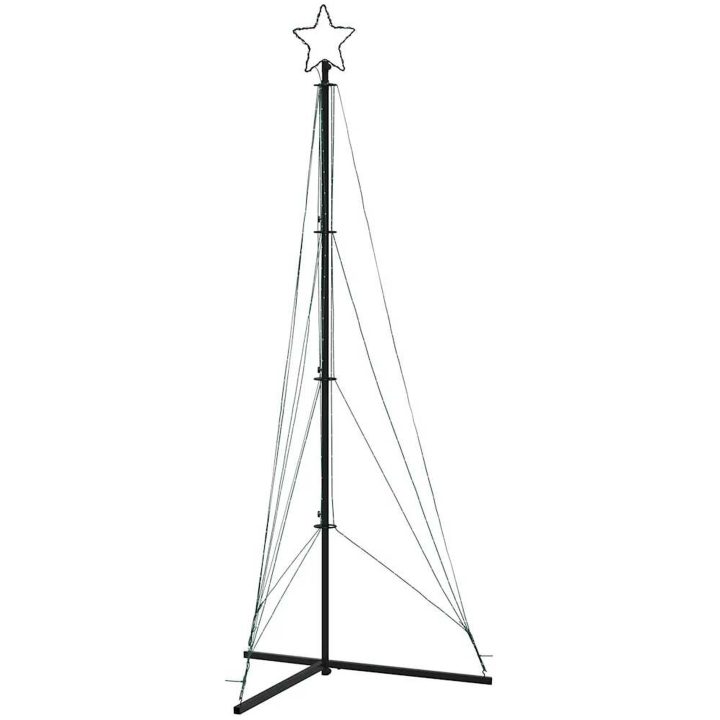 Julgransbelysning 483 LEDs kallvit 240 cm vidaXL 240 cm – bild 4