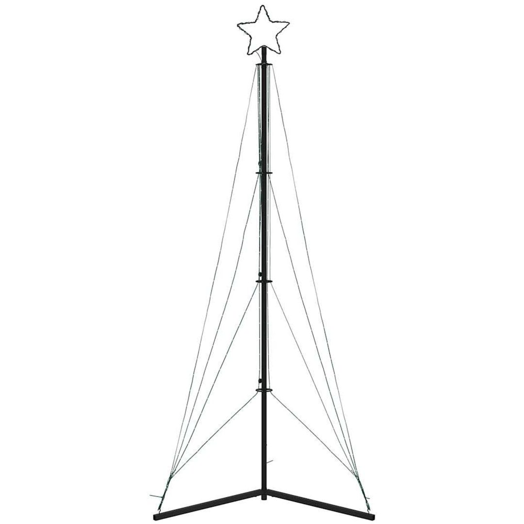 Julgransbelysning 483 LEDs kallvit 240 cm vidaXL 240 cm – bild 5
