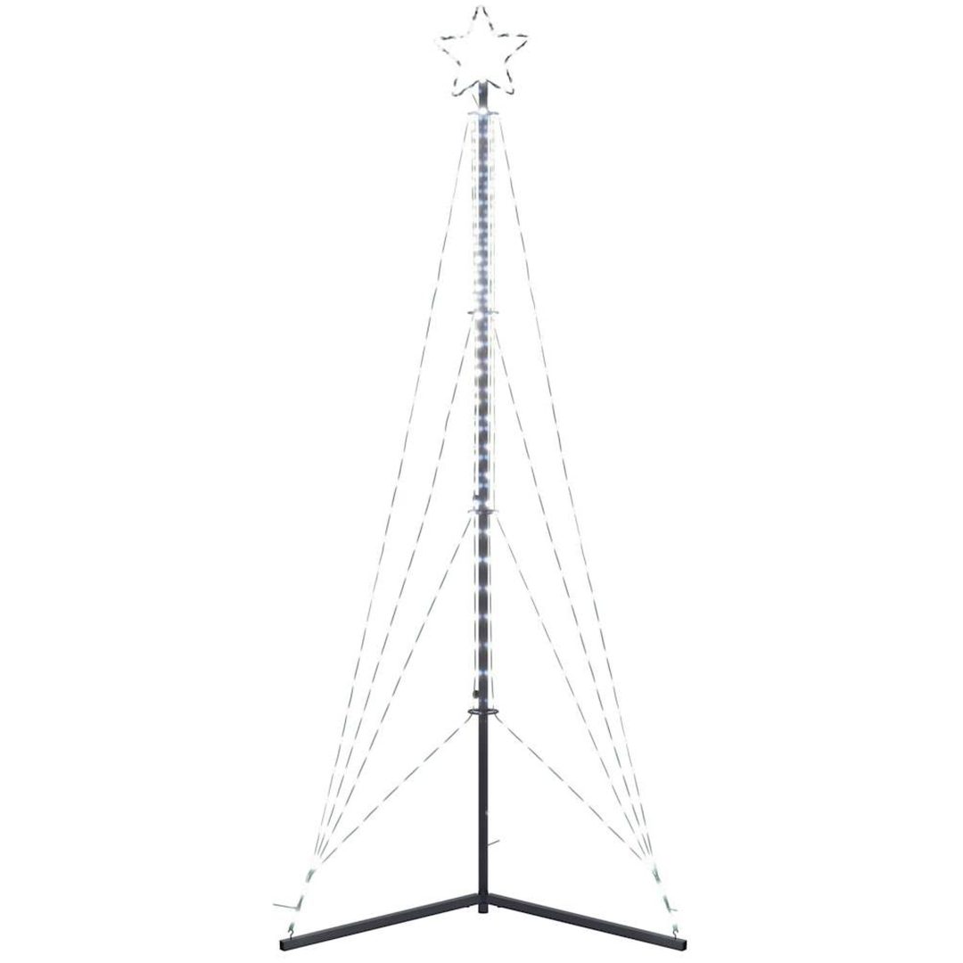 Julgransbelysning 483 LEDs kallvit 240 cm vidaXL 240 cm – bild 6