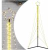 Julgransbelysning 483 LEDs varmvit 240 cm vidaXL 240 cm – miniatyr 2